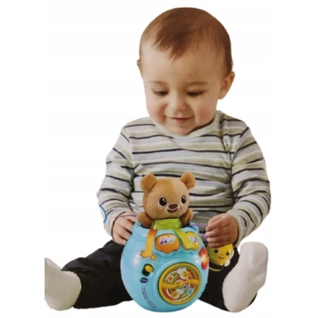 Vtech Baryłka Akuku wyskakujaca nisepodzianka miś